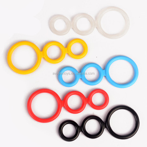 Offre Spéciale : Anneaux Péniens Triples pour Homme, Anneau de Pénis et Cage à Testicules, Fonction Retardante du Plaisir, Anneau Péniens Étanche et Rechargeable - Product Image 3