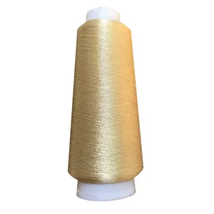 150d Rayon Pure Gold Viscose Embroidery Metallic Yarn