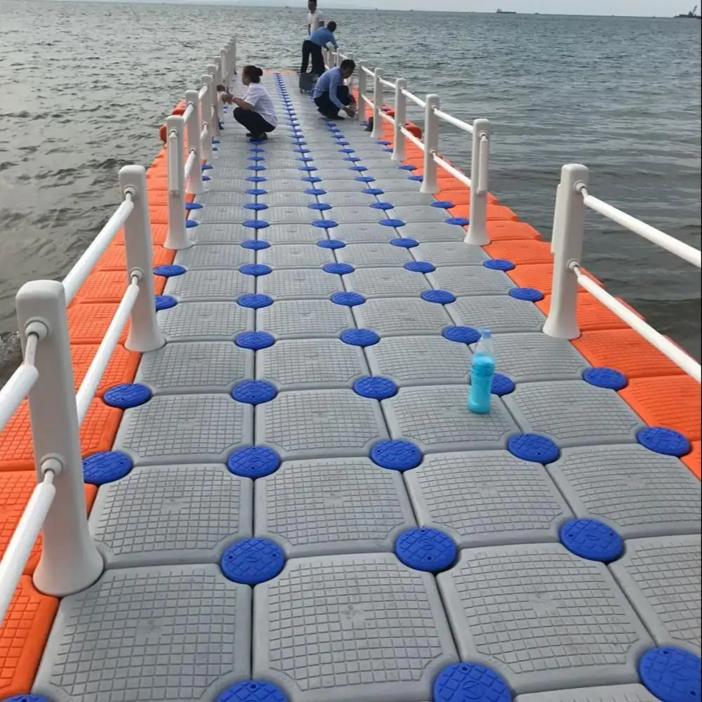 Marina Schwimmenden plattform HDPE float Kunststoff ponton