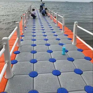 Marina plataforma flotante HDPE flotador de pontoon