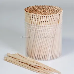 Wholesale 2.2*65 mm carved Eco Friendly disposable dental Wooden toothpick