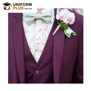 Derniers modèles de costumes de <span class=keywords><strong>mariage</strong></span> pour hommes en violet - Product Image 3