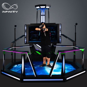 เครื่องจำลองความเป็นจริงเสมือน 9 มิติ ราคาเครื่องเล่นเกมยิงปืน VR แบบ Move สำหรับสวนสนุก - Product Image 6