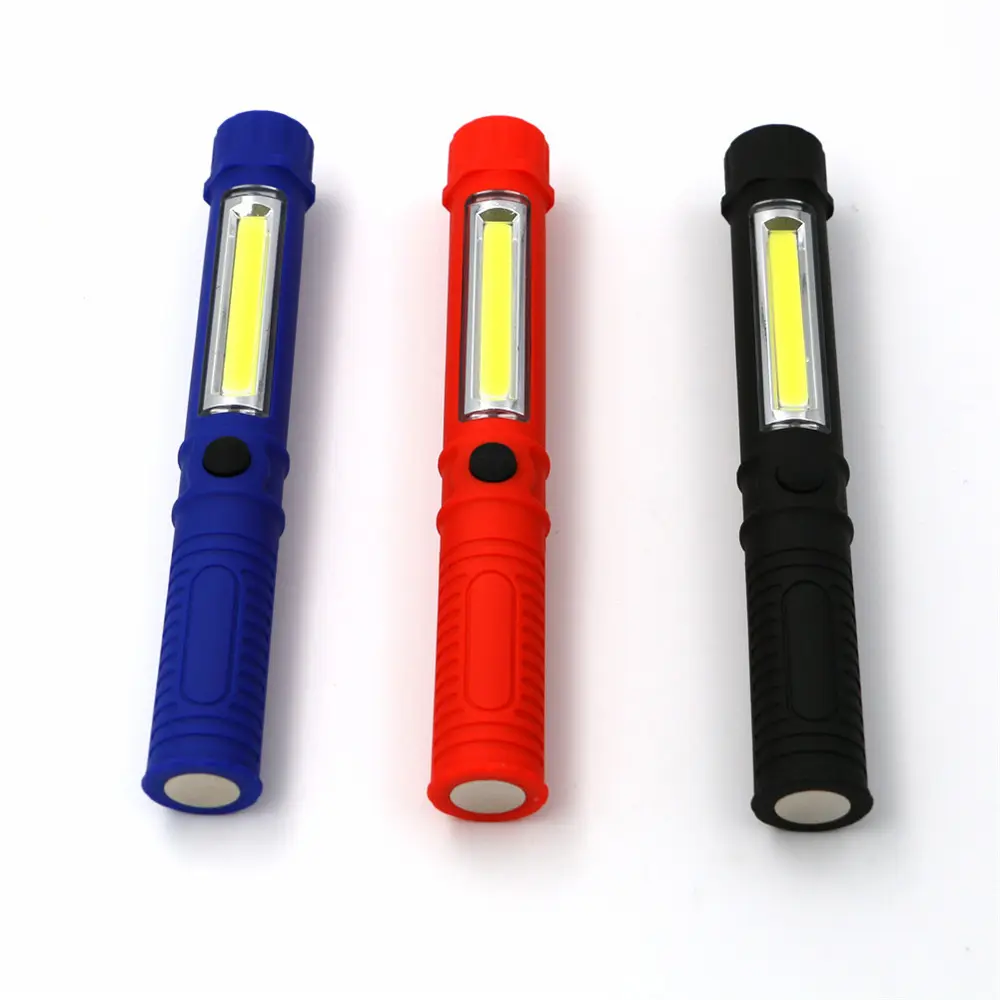 Đèn Kiểm Tra Ánh Sáng Làm Việc Cầm Tay Đèn Pin LED COB IPX6 Chống Nước Đèn Pin Cầm Tay Nam Châm Để Bảo Trì Đa Chức Năng