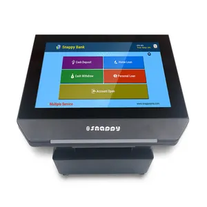 Snappy 10 Inch Android self-service Ticket Dispenser 80mm Thermal Printer Auto Queue ticket wireless hospital queue system