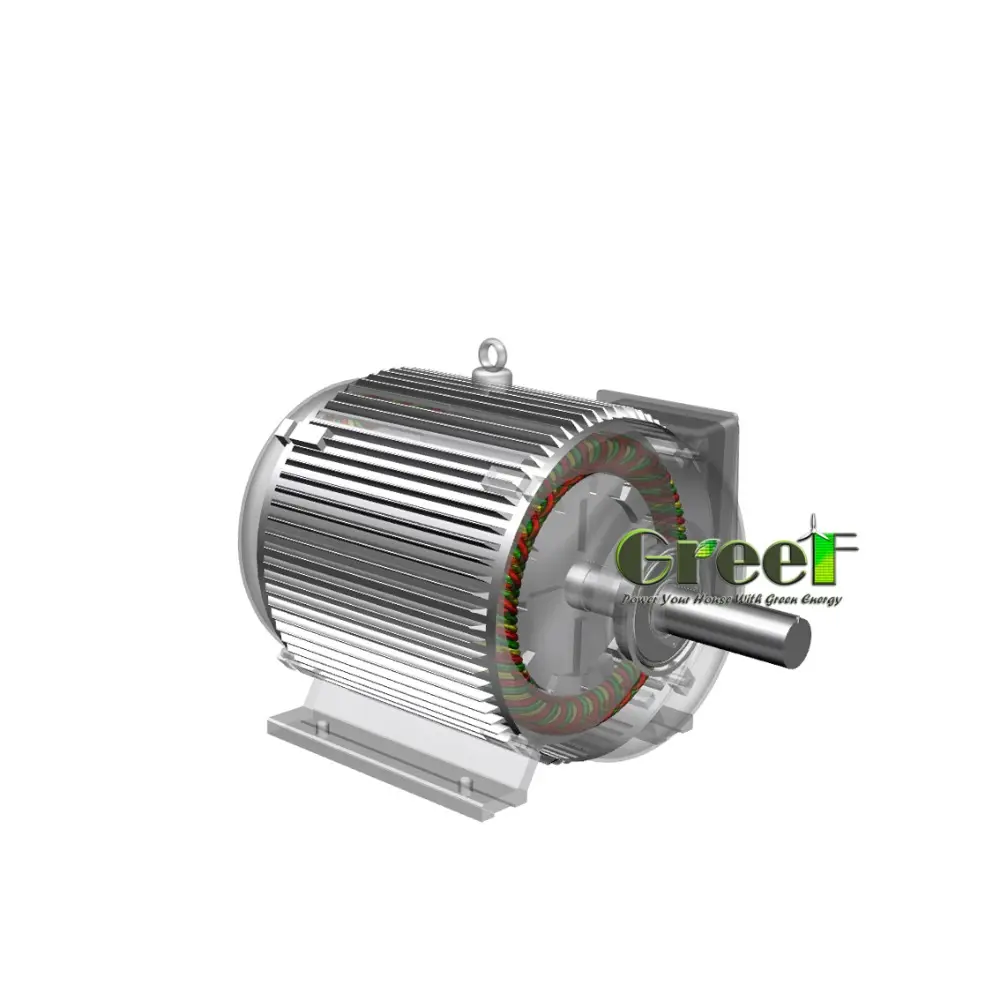 11KW 250 RPM Düşük Hız Sabit Mıknatıslı Alternatör, kolay Bakım Mıknatıs Jeneratör, ucuz Fiyat Motor Jeneratör