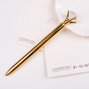 2017 nuevo diseño de la pluma de cristal con <span class=keywords><strong>el</strong></span> diamante grande bolígrafo encima como regalo de bodas - Product Image 4