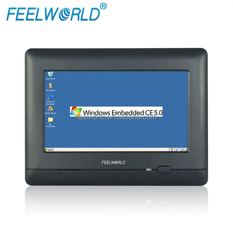 7 inç RS232 endüstriyel gömülü dokunmatik panel tablet pc ile WinCE/Linux sistemi wifi GPS opsiyonel