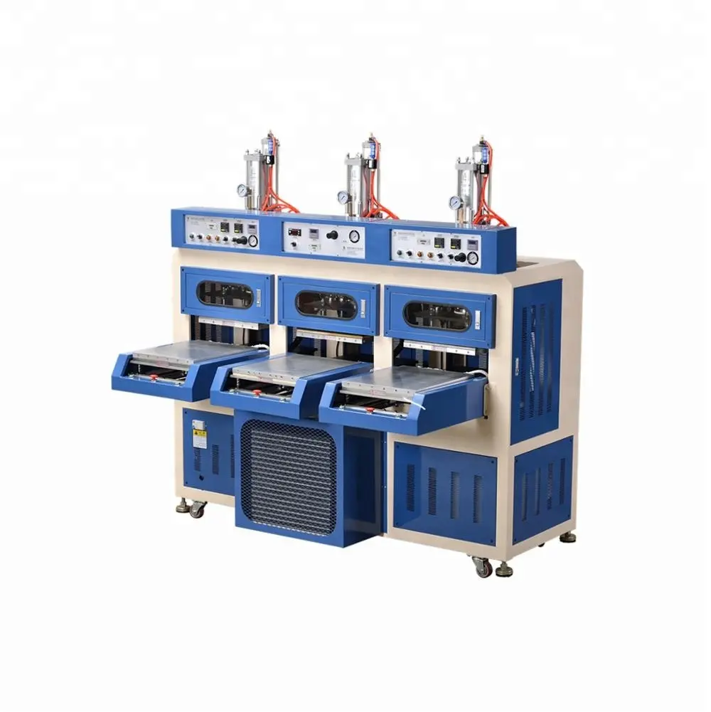 3 Working Stations Pneumatic Slip-way the middle Cold Press Machine