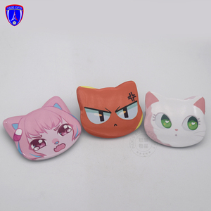 <span class=keywords><strong>Botones</strong></span> de Solapa Personalizados de 58 mm con Forma de Gato, Corazón y Estrella, con Pin de Seguridad - Product Image 2