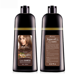 Natural Organic Brown <strong>Hair</strong> Dye Cream PPD-Free Herbal <strong>Color</strong> Shampoo for Women 500ml Volume Permanent <strong>Hair</strong> <strong>Color</strong> - Product Image 4
