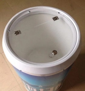 Kamp için HS plastik havalı 65L tekerlek soğutucu tekerlekler gıda soğutucu logo promosyon ile göğüs kova soğutma yapabilirsiniz