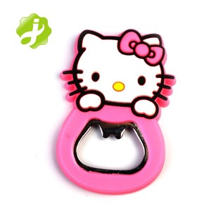 Abrebotellas PVC personalizado al por mayor hierro en blanco barato con metal de goma suave y diseño redondo uso doméstico muestra gratis logotipo OEM - Product Image 2
