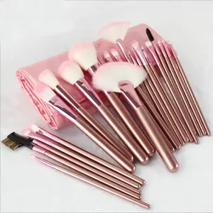 Commerce extérieur Offre Spéciale professionnel maquillage beauté kit 22 maquillage brosse 22 or rose pinceau de maquillage