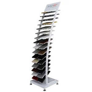 Die caste metal quartz / Stone Sample Display Stand