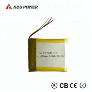 Batteria <span class=keywords><strong>Lipo</strong></span> 535058 soft <span class=keywords><strong>cell</strong></span> 3.7V 3200mAh batteria ricaricabile personalizzata 2P