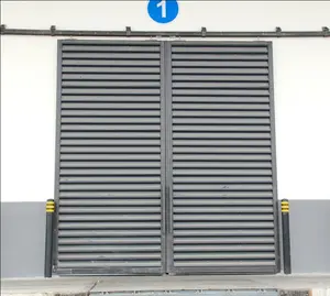 Chinese Supplier steel Industrial Automatic Warehouse Sliding Door