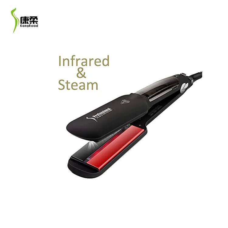 Infrared Hair Straightener Steam Flat Irons For Hair Beauty And Curling Iron In One Iron