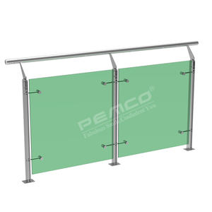 Mới Nhất Ban Công Lan Can Thiết Kế Nhanh Chóng Giao Hàng Sảnh Cầu Thang Lan Can Kính Lan Can - Product Image 5