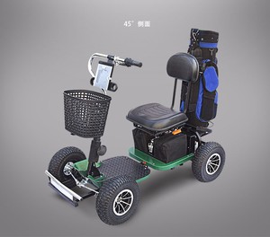 Buggy électrique siège unique de couleur verte, pour voiturette de golf - Product Image 5