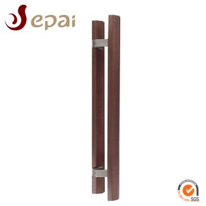 Esterno in legno massello porta d'ingresso speciale pull handle - Product Image 2