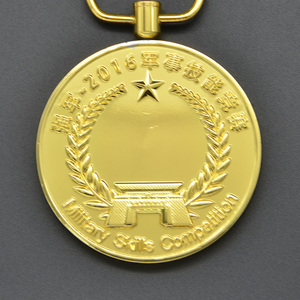 Cultura china school personalizada estrella de oro Medallas de recuerdo - Product Image 3