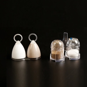 Conjunto Promocional Personalizado de Mini Saleiros e Pimenteiros Descartáveis de Plástico para Companhias Aéreas – Atacado - Product Image 6