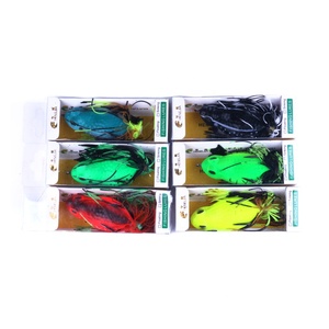 Hengjia – leurres <span class=keywords><strong>de</strong></span> pêche à la <span class=keywords><strong>grenouille</strong></span> en plastique souple, matériel attrayant, 55MM, 13G - Product Image 6