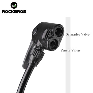 <span class=keywords><strong>Pompe</strong></span> à air pour vélo ROCKBROS 120 Psi, <span class=keywords><strong>pompe</strong></span> à main portable en alliage d'aluminium pour <span class=keywords><strong>VTT</strong></span> et vélo de route - Product Image 4