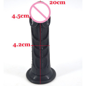 Nuevo Dildo de Silicona Grande Negro con Forma de Pene que Chupa la Vagina, Juguete Sexual - Product Image 6