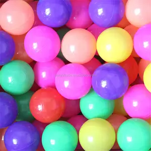 Mignon Qualité Bébé Enfant adulte Fosse Jouet Nager Amusement Coloré En Plastique Souple Boules D'océan