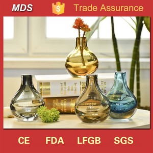Flor al por mayor de <span class=keywords><strong>cristal</strong></span> claro jarrones para la decoración - Product Image 1