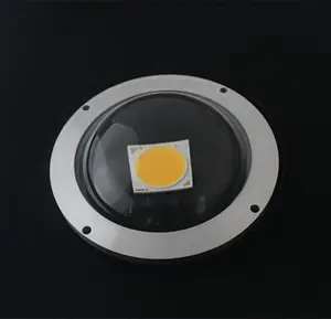 Optique LED Lentille En Verre 100mm 120 degrés pour Cree COB Tableau cxb3590