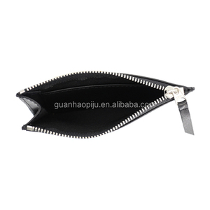 Noir En Cuir Véritable Simple Petite Fermeture Éclair <span class=keywords><strong>Porte</strong></span>-<span class=keywords><strong>Monnaie</strong></span> Trieuse de pièces <span class=keywords><strong>Porte</strong></span>-<span class=keywords><strong>Monnaie</strong></span> Portefeuille Organisateur - Product Image 6