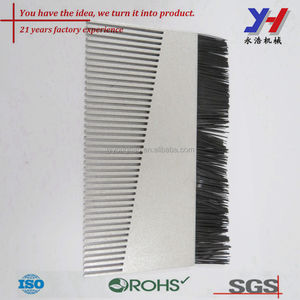 Thiết kế của khách hàng nhôm lược mustache <span class=keywords><strong>profile</strong></span>, kim loại beard lược - Product Image 3