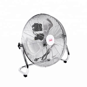 Động Cơ Điện Làm Mát Thiết Kế Công Nghiệp Tốc Độ Cao Kim Loại Lưỡi 14 16 18 20 Inch Tốc Độ Cuộn Dây Quạt Sàn - Product Image 2