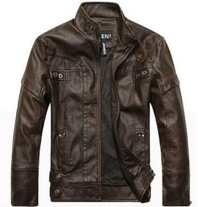 OEM di vendita calda degli uomini di Modo Cappotti Giacche In <span class=keywords><strong>Pelle</strong></span> Lavata In <span class=keywords><strong>Pelle</strong></span> <span class=keywords><strong>Moto</strong></span> Cappotto - Product Image 5