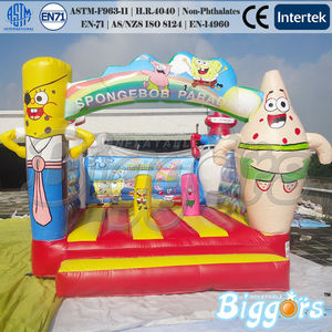 bob esponja inflables gorila inflable cubierta <span class=keywords><strong>casa</strong></span> de brinco inflables juegos de los niños - Product Image 1