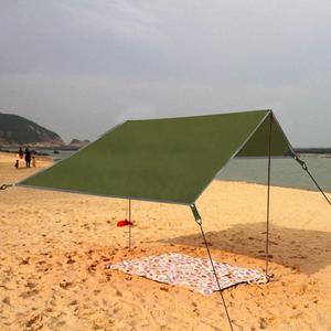 WOQI Premium Ultralight 10x10 Feet Rain Fly <strong>Tarp</strong> Ripstop Nylon Polyester Waterproof Camping Tent Hammock Cover for Hiking <strong>Tarp</strong> - Product Image 6