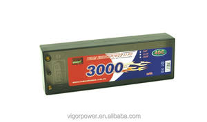 Estuche rígido lipo battery pack 7.4 v <span class=keywords><strong>2</strong></span> s 30c 3000 mAh para 1/10 rc car - Product Image 2