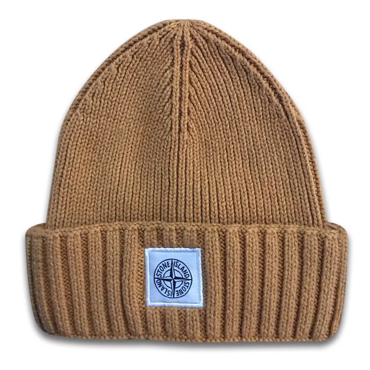 Cappelli invernali lavorati a maglia con teschio in acrilico 100% personalizzato