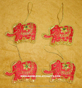Ornements de Noël suspendus Éléphant - Product Image 1