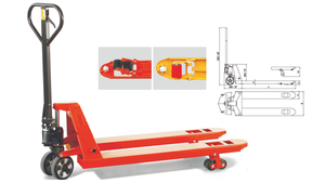 Chariot élévateur manuel à fourche BF Pump 5000 kg 5 tonnes - Product Image 4