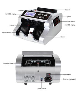 AL-1100 Canadese Dollar Thailand Brazilië Euro Filippijnen Korea Usd Draagbare Bill Geld Teller Valuta Machine - Product Image 4