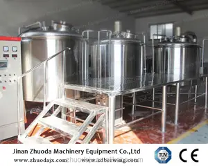Sistema de Preparación comercial 7BBL Calefacción Eléctrica Artesanía De Fábrica de Cerveza para La Venta