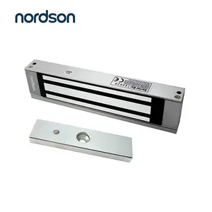 Nordson विद्युत चुम्बकीय 350LBS 180 kg DC12V या DC24V बिजली चुंबकीय दरवाजा लॉक