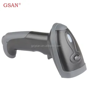 GS-1880w Genggam atau Bebas Genggam USB Serial Parellel Ps2 Laser Android/Windows Pos Barcode Scanner untuk Ritel