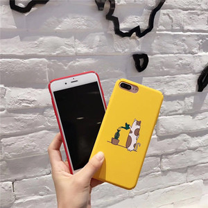 Funny <span class=keywords><strong>gracia</strong></span> CAT espina Matte PC Phone caso para el iPhone x 8 8 más 7 más 6 s 6 Más - Product Image 3
