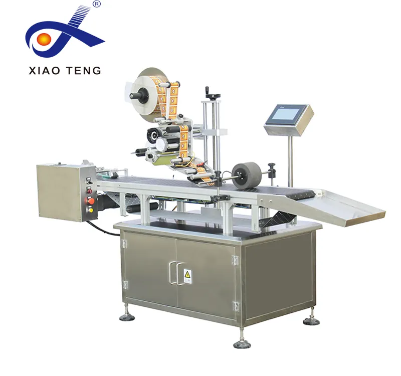 PVC card automatic adhesive sticker label pasting machine