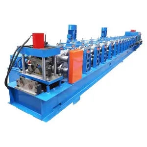 Máquina de fabricación de rollos de barandilla de carretera de tres y dos ondas de acero de perfil bonito